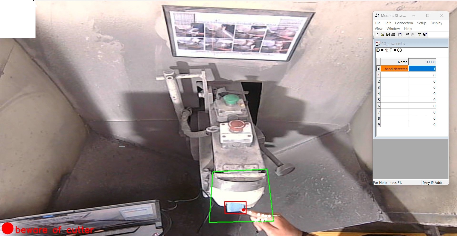 Industrial Cutter Safety System